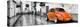 ¡Viva Mexico! Panoramic Collection - Orange VW Beetle Car in San Cristobal de Las Casas-Philippe Hugonnard-Premier Image Canvas