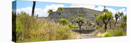 ¡Viva Mexico! Panoramic Collection - Pyramid of Cantona Archaeological Ruins V-Philippe Hugonnard-Premier Image Canvas