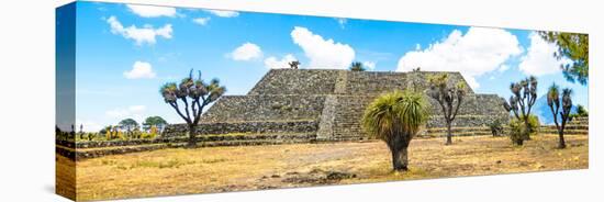 ¡Viva Mexico! Panoramic Collection - Pyramid of Cantona Archaeological Ruins VI-Philippe Hugonnard-Premier Image Canvas