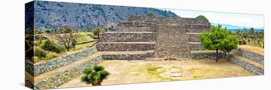 ¡Viva Mexico! Panoramic Collection - Pyramid of Cantona Archaeological Site X-Philippe Hugonnard-Premier Image Canvas