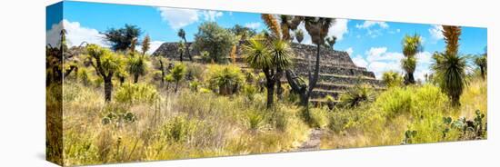 ¡Viva Mexico! Panoramic Collection - Pyramid of Cantona Archaeological Site-Philippe Hugonnard-Premier Image Canvas