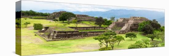 ¡Viva Mexico! Panoramic Collection - Pyramid of Monte Alban VIII-Philippe Hugonnard-Premier Image Canvas