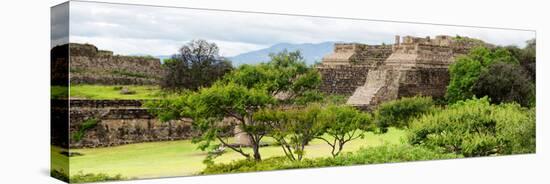 ¡Viva Mexico! Panoramic Collection - Pyramid of Monte Alban-Philippe Hugonnard-Premier Image Canvas