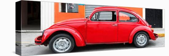 ¡Viva Mexico! Panoramic Collection - Red VW Beetle Car-Philippe Hugonnard-Premier Image Canvas