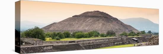 ¡Viva Mexico! Panoramic Collection - Teotihuacan Pyramid III-Philippe Hugonnard-Premier Image Canvas