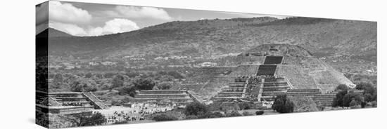 ¡Viva Mexico! Panoramic Collection - Teotihuacan Pyramid of the Sun I-Philippe Hugonnard-Premier Image Canvas