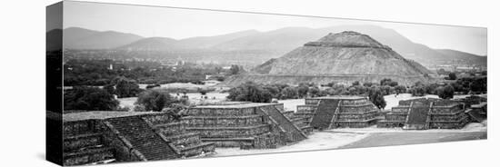 ¡Viva Mexico! Panoramic Collection - Teotihuacan Pyramids VI-Philippe Hugonnard-Premier Image Canvas