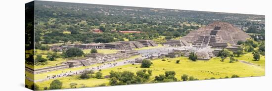 ¡Viva Mexico! Panoramic Collection - Teotihuacan Pyramids VII-Philippe Hugonnard-Premier Image Canvas