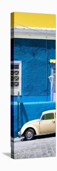 ¡Viva Mexico! Panoramic Collection - VW Beetle Car and Blue Wall-Philippe Hugonnard-Premier Image Canvas