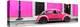 ¡Viva Mexico! Panoramic Collection - VW Beetle Car - Deep & Hot Pink-Philippe Hugonnard-Premier Image Canvas