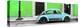 ¡Viva Mexico! Panoramic Collection - VW Beetle Car - Green & Powder Blue-Philippe Hugonnard-Premier Image Canvas