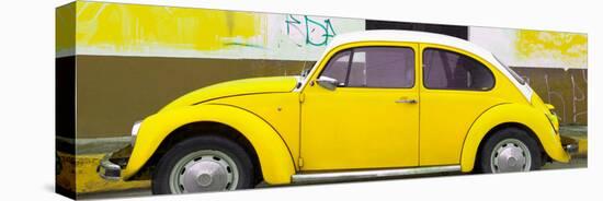 ¡Viva Mexico! Panoramic Collection - Yellow VW Beetle-Philippe Hugonnard-Premier Image Canvas