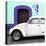 ¡Viva Mexico! Square Collection - "21-B" White VW Beetle Car II-Philippe Hugonnard-Premier Image Canvas
