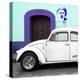 ¡Viva Mexico! Square Collection - "21-B" White VW Beetle Car II-Philippe Hugonnard-Premier Image Canvas