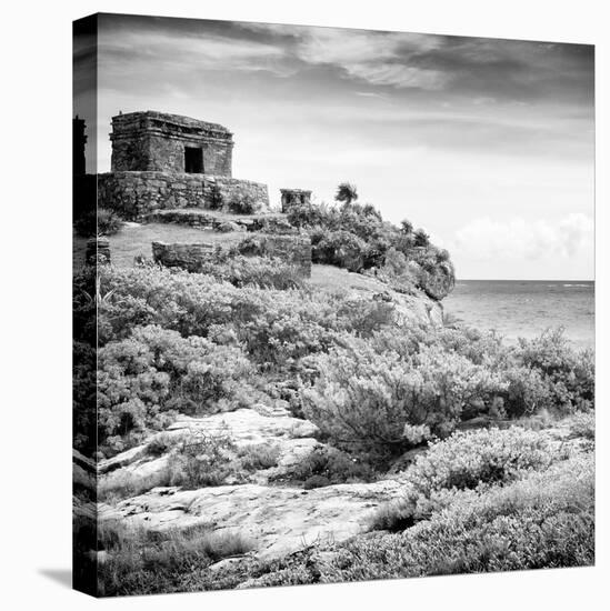¡Viva Mexico! Square Collection - Ancient Mayan Fortress in Riviera Maya V - Tulum-Philippe Hugonnard-Premier Image Canvas