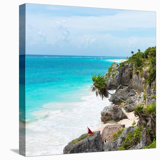 ¡Viva Mexico! Square Collection - Caribbean Coastline in Tulum IV-Philippe Hugonnard-Premier Image Canvas