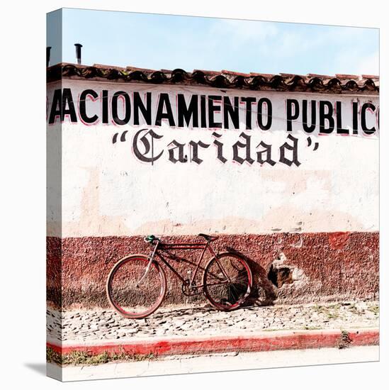 ¡Viva Mexico! Square Collection - "Caridad" Red Bike II-Philippe Hugonnard-Premier Image Canvas