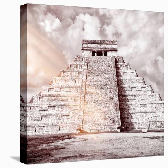¡Viva Mexico! Square Collection - Chichen Itza Pyramid VIII-Philippe Hugonnard-Premier Image Canvas
