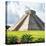 ¡Viva Mexico! Square Collection - El Castillo Pyramid - Chichen Itza III-Philippe Hugonnard-Premier Image Canvas