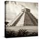 ¡Viva Mexico! Square Collection - El Castillo Pyramid - Chichen Itza V-Philippe Hugonnard-Premier Image Canvas