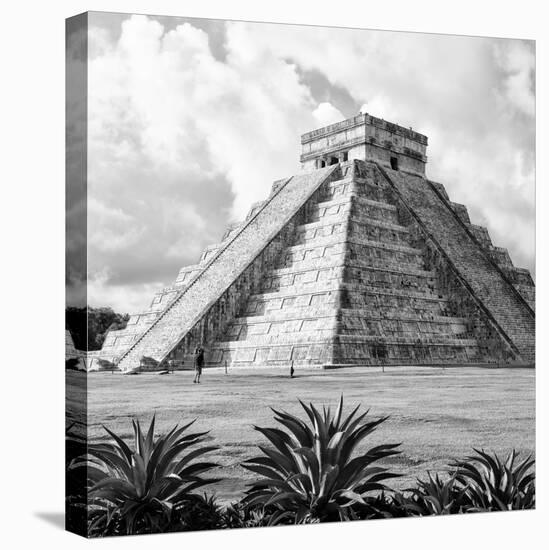¡Viva Mexico! Square Collection - El Castillo Pyramid - Chichen Itza VII-Philippe Hugonnard-Premier Image Canvas