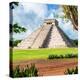 ¡Viva Mexico! Square Collection - El Castillo Pyramid - Chichen Itza XII-Philippe Hugonnard-Premier Image Canvas