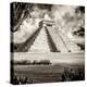 ¡Viva Mexico! Square Collection - El Castillo Pyramid - Chichen Itza XIII-Philippe Hugonnard-Premier Image Canvas