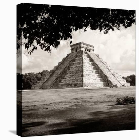 ¡Viva Mexico! Square Collection - El Castillo Pyramid - Chichen Itza-Philippe Hugonnard-Premier Image Canvas