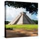 ¡Viva Mexico! Square Collection - El Castillo Pyramid in Chichen Itza IX-Philippe Hugonnard-Premier Image Canvas