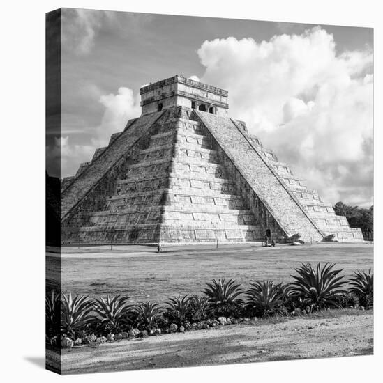 ¡Viva Mexico! Square Collection - El Castillo Pyramid in Chichen Itza VIII-Philippe Hugonnard-Premier Image Canvas