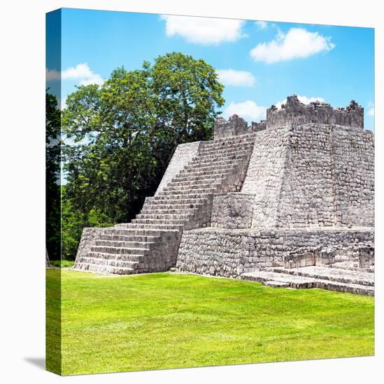 ¡Viva Mexico! Square Collection - Mayan Ruins - Edzna II-Philippe Hugonnard-Premier Image Canvas