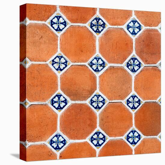 ¡Viva Mexico! Square Collection - Mosaics Orange Bricks-Philippe Hugonnard-Premier Image Canvas