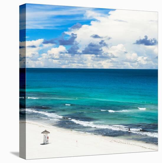 ¡Viva Mexico! Square Collection - Ocean and Beach View - Cancun-Philippe Hugonnard-Premier Image Canvas