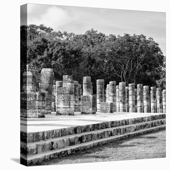 ¡Viva Mexico! Square Collection - One Thousand Mayan Columns in Chichen Itza III-Philippe Hugonnard-Premier Image Canvas