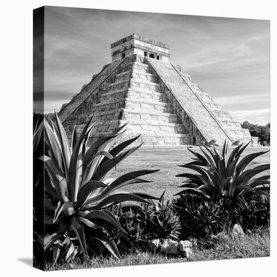 ¡Viva Mexico! Square Collection - Pyramid Chichen Itza VII-Philippe Hugonnard-Premier Image Canvas