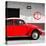 ¡Viva Mexico! Square Collection - Red VW Beetle Car & Peace Symbol-Philippe Hugonnard-Premier Image Canvas