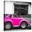 ¡Viva Mexico! Square Collection - Small Deep Pink VW Beetle Car-Philippe Hugonnard-Premier Image Canvas