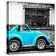 ¡Viva Mexico! Square Collection - Small Turquoise VW Beetle Car-Philippe Hugonnard-Premier Image Canvas