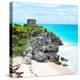 ¡Viva Mexico! Square Collection - Tulum Ruins along Caribbean Coastline VI-Philippe Hugonnard-Premier Image Canvas