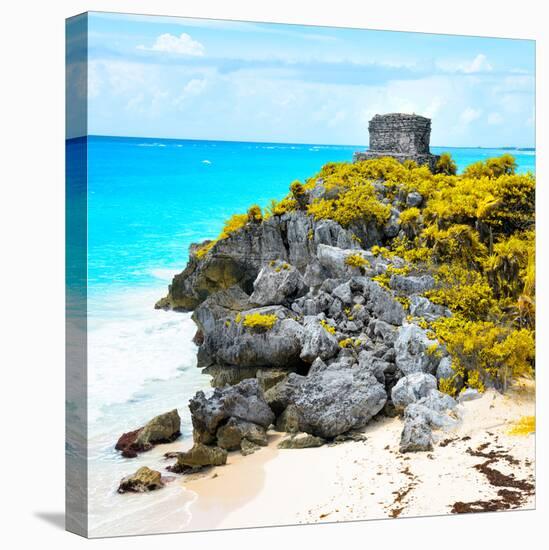 ¡Viva Mexico! Square Collection - Tulum Ruins along Caribbean Coastline XI-Philippe Hugonnard-Premier Image Canvas