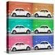 ¡Viva Mexico! Square Collection - White VW Beetle Cars & Color Walls-Philippe Hugonnard-Premier Image Canvas