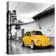 ¡Viva Mexico! Square Collection - Yellow VW Beetle Car in San Cristobal de Las Casas-Philippe Hugonnard-Premier Image Canvas
