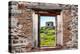 ¡Viva Mexico! Window View - Ancient Mayan Fortress in Tulum-Philippe Hugonnard-Premier Image Canvas