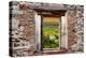 ¡Viva Mexico! Window View - Calakmul in the Mexican Jungle at Sunset-Philippe Hugonnard-Premier Image Canvas