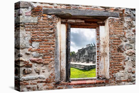 ¡Viva Mexico! Window View - One Thousand Mayan Columns in Chichen Itza-Philippe Hugonnard-Premier Image Canvas