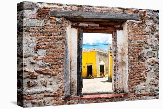 ?Viva Mexico! Window View - The Yellow City in Izamal-Philippe Hugonnard-Premier Image Canvas