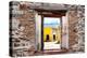 ?Viva Mexico! Window View - The Yellow City in Izamal-Philippe Hugonnard-Premier Image Canvas