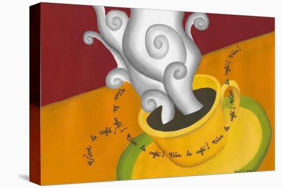 Vive le Cafe!-Renee W. Stramel-Stretched Canvas