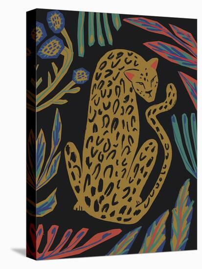 Vivid Jungle - Leopard-Chloe Watts-Stretched Canvas