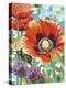 Vivid Poppies II-Carolee Vitaletti-Stretched Canvas